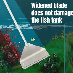 DOWNYPAWS - Grattoir algues 35 cm - lames inox et tige