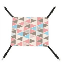 DOWNYPAWS - Hamac double face réglable 4 saisons - chat & animaux, couleur aléatoire