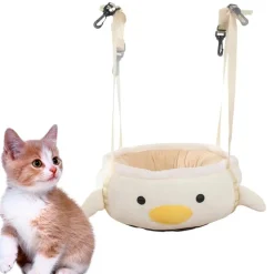 DOWNYPAWS - Hamac pour chat en forme de poulet-peut être posé à plat ou suspendu