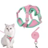 DOWNYPAWS - Harnais avec laisse pour chat s