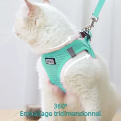 DOWNYPAWS - Harnais pour chats et chiens s
