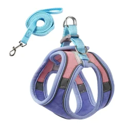 DOWNYPAWS - Harnais pour chat avec laisse et doublure réfléchissante m