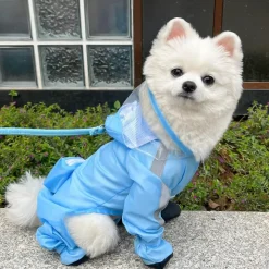 DOWNYPAWS - Imperméable pour chien avec sac de rangement-taille s : longueur du dos : 27 cm