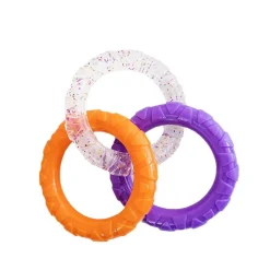 DOWNYPAWS - Jouet dentaire smile pour chien - taille small d.9 cm