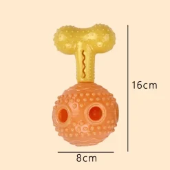 DOWNYPAWS - Jouet distributeur friandises chien silicone indestructible