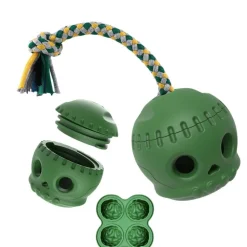 DOWNYPAWS - Jouet en corde pour chien - cadeau d'halloween - motif tête de mort