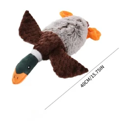 DOWNYPAWS - Jouet pour chien en forme de canard en peluche