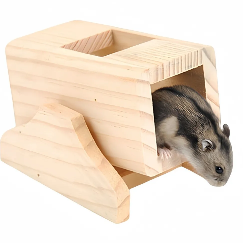 DOWNYPAWS - Jouets pour hamsters avec boîtes à bascule et aire de jeux d'escalade