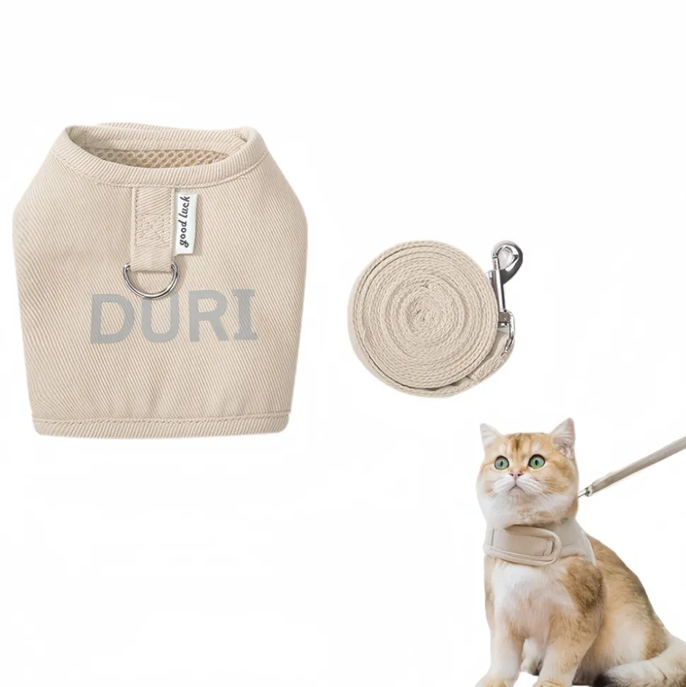 DOWNYPAWS - Laisse et harnais pour chat-l