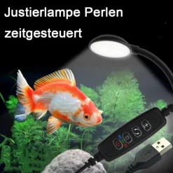DOWNYPAWS - Lampe d'aquarium led 7w blanc/bleue
