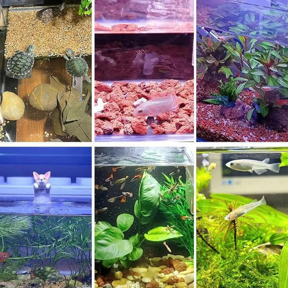 DOWNYPAWS - Lampe d'aquarium 8w réglable