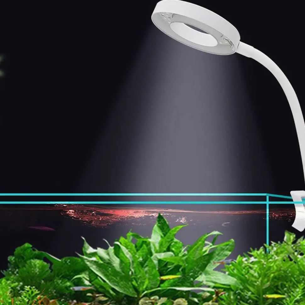 DOWNYPAWS - Lampe d'aquarium 8w réglable