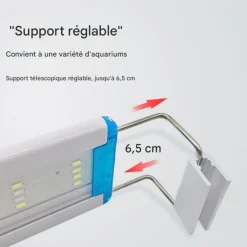 DOWNYPAWS - Lampe d'éclairage pour poissons-accessoires d'aquarium-28cm