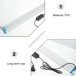 DOWNYPAWS - Lampe led 3 couleurs pour aquarium