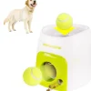 DOWNYPAWS - Lanceur de balles pour chien, alimentation automatique, balle adaptée, compact