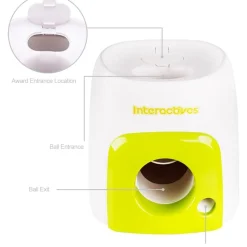 DOWNYPAWS - Lanceur de balles pour chien, alimentation automatique, balle adaptée, compact