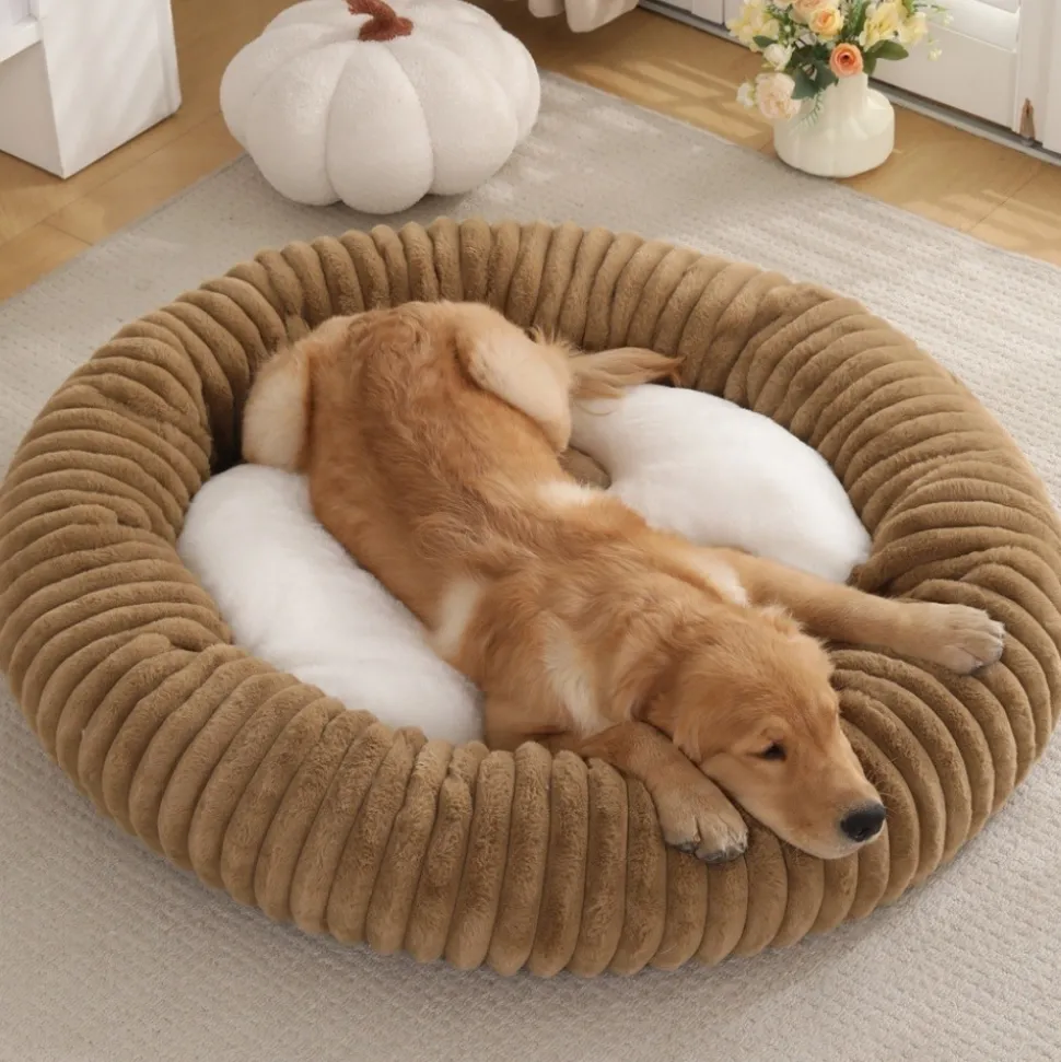 DOWNYPAWS - Lit pour chat et chien kaki