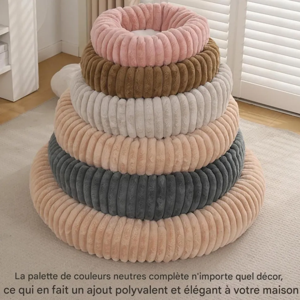 DOWNYPAWS - Lit pour chat et chien kaki