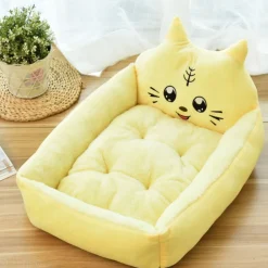 DOWNYPAWS - Lit pour chien jaune