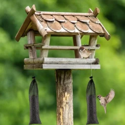 DOWNYPAWS - Lot de 6 mangeoires à chaussettes pour oiseaux sauvages