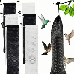 DOWNYPAWS - Lot de 6 mangeoires à chaussettes pour oiseaux sauvages