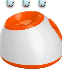 DOWNYPAWS - Machine à lancer de balles pour chiens: jouet interactif pour animaux de compagnie