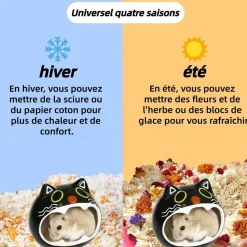 DOWNYPAWS - Maison de hamster - céramique