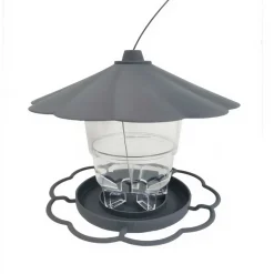 DOWNYPAWS - Mangeoire à oiseaux sauvages rétractable pliable pour jardin suspendu