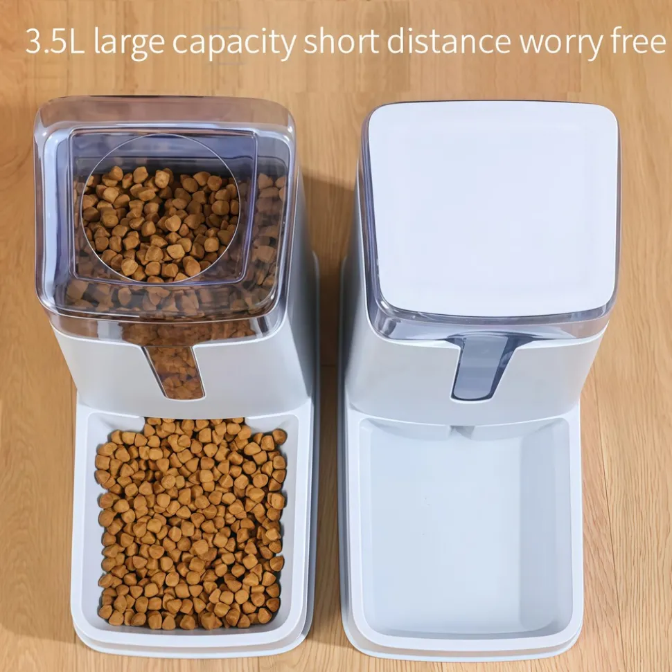 DOWNYPAWS - Mangeoire automatique et fontaine à boire pour chiens - grande capacité