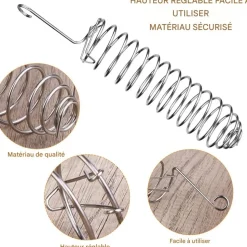 DOWNYPAWS - Mangeoire suspendue perroquet 2 pcs