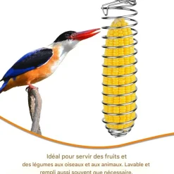 DOWNYPAWS - Mangeoire suspendue perroquet 2 pcs