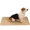 DOWNYPAWS - Nappe anti-urine pour animaux de compagnie réutilisable 90*140cm beige