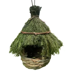 DOWNYPAWS - Nid d'oiseau extérieur en paille