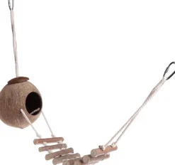 DOWNYPAWS - Nid d'oiseau, noix de conduite à perruche accrochée à la noix