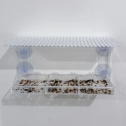 DOWNYPAWS - Nid d'oiseaux transparent avec sucker puissant