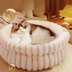 DOWNYPAWS - Nid pour chien et chat de petite taille, coussin épaissi et grand, 60*60cm