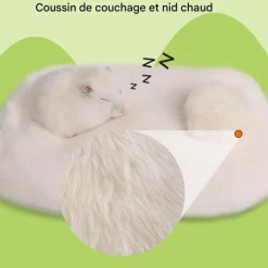 DOWNYPAWS - Panier - coussin doux pour lapins et écureuils