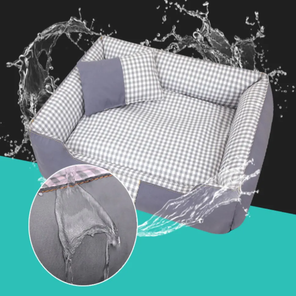 DOWNYPAWS - Panier d'hiver pour chiens de petite et moyenne taille - panier , amovible, lavable, imperméable - 60cmx50cmx15cm