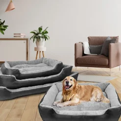 DOWNYPAWS - Panier pour chiens de moyenne et grande taille,lavable en machine, confortable et respirant