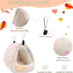 DOWNYPAWS - Panier pour cochons d’inde hamsters chinchilla écureuil hérisson