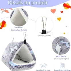 DOWNYPAWS - Panier pour cochons d’inde hamsters chinchilla écureuil hérisson