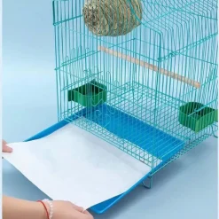 DOWNYPAWS - Papier cage oiseau 30*50cm lot de 100 feuilles