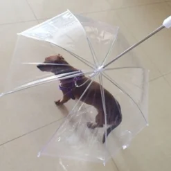 DOWNYPAWS - Parapluie transparent imperméable pour chien-diamètre du parapluie 70 cm