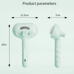 DOWNYPAWS - Peigne pulvérisateur en plastique pour animaux de compagnie - nettoyage et peignage