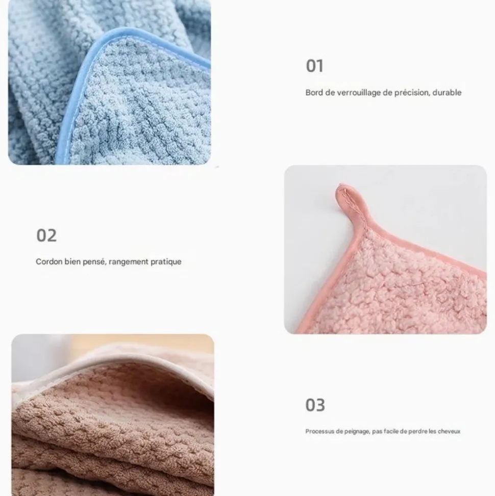 DOWNYPAWS - Peignoir pour chien 60*120cm-serviette absorbante spécifique pour animaux de compagnie