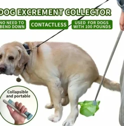 DOWNYPAWS - Pelle à crottes de chien pliable à long manche