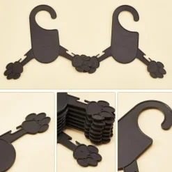 DOWNYPAWS - Pendentifs pour vêtements - plastique noir taille petite 20 pièces