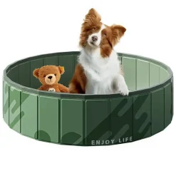 DOWNYPAWS - Piscine extérieure pour chien : portable pliable et respectueuse de l'environnement