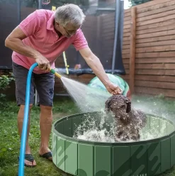 DOWNYPAWS - Piscine extérieure pour chien : portable pliable et respectueuse de l'environnement