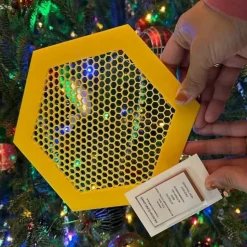 DOWNYPAWS - Plateau d'eau pour insectes - ruche avec bordure solide flottant jaune